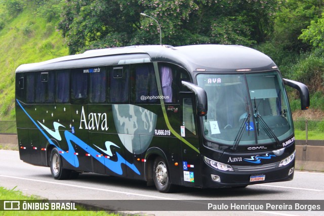 Aava RJ 666.019 na cidade de Piraí, Rio de Janeiro, Brasil, por Paulo Henrique Pereira Borges. ID da foto: 11866087.