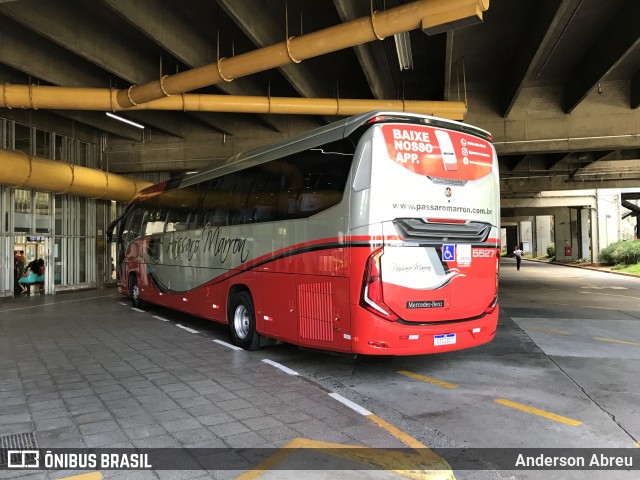Empresa de Ônibus Pássaro Marron 5527 na cidade de São Paulo, São Paulo, Brasil, por Anderson Abreu. ID da foto: 11866759.