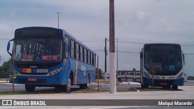 Viação Atalaia Transportes 6058 na cidade de Aracaju, Sergipe, Brasil, por Melqui Macedo. ID da foto: 11864847.