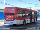 Buses Omega 6157 na cidade de Quilicura, Santiago, Metropolitana de Santiago, Chile, por Benjamín Tomás Lazo Acuña. ID da foto: :id.