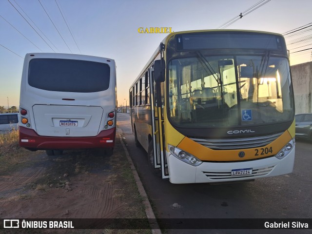 Ônibus Particulares 2 204 na cidade de Samambaia, Distrito Federal, Brasil, por Gabriel Silva. ID da foto: 11868059.