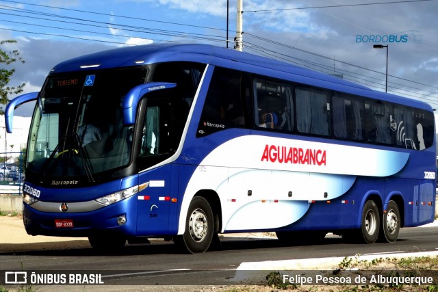 Viação Águia Branca 32060 na cidade de Caruaru, Pernambuco, Brasil, por Felipe Pessoa de Albuquerque. ID da foto: 11868775.