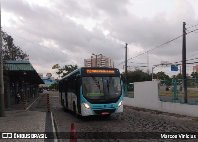 Maraponga Transportes 26439 na cidade de Fortaleza, Ceará, Brasil, por Marcos Vinícius. ID da foto: 11867321.