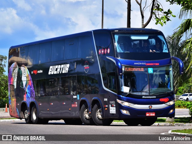 Eucatur - Empresa União Cascavel de Transportes e Turismo 5318 na cidade de Florianópolis, Santa Catarina, Brasil, por Lucas Amorim. ID da foto: 11868039.