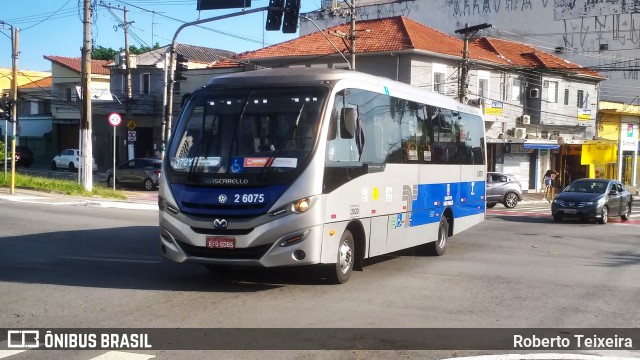Transcooper > Norte Buss 2 6075 na cidade de São Paulo, São Paulo, Brasil, por Roberto Teixeira. ID da foto: 11871005.
