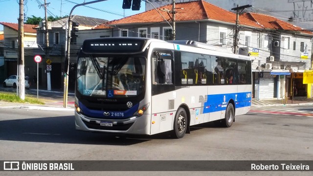 Transcooper > Norte Buss 2 6076 na cidade de São Paulo, São Paulo, Brasil, por Roberto Teixeira. ID da foto: 11870981.
