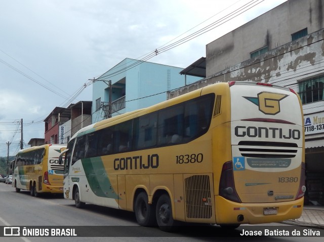 Empresa Gontijo de Transportes 18380 na cidade de Timóteo, Minas Gerais, Brasil, por Joase Batista da Silva. ID da foto: 11873495.
