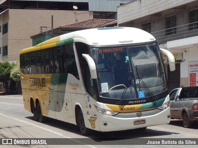 Empresa Gontijo de Transportes 18200 na cidade de Timóteo, Minas Gerais, Brasil, por Joase Batista da Silva. ID da foto: 11873465.