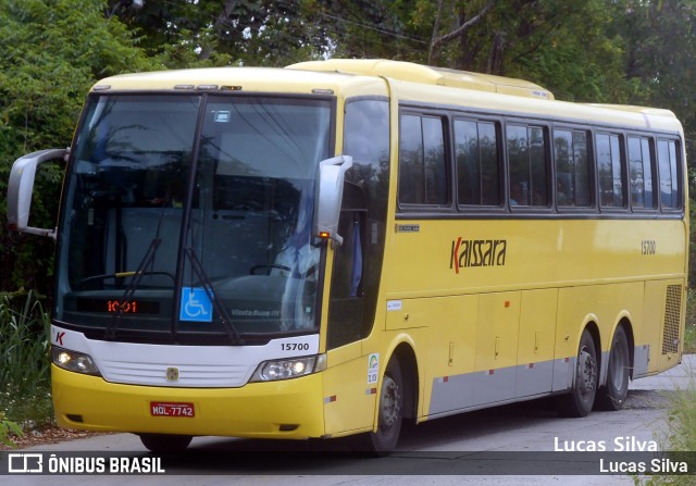 Kaissara - Viação Caiçara 15700 na cidade de Recife, Pernambuco, Brasil, por Lucas Silva. ID da foto: 11874090.