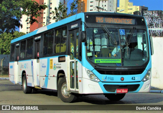 Auto Viação Dragão do Mar 42902 na cidade de Fortaleza, Ceará, Brasil, por David Candéa. ID da foto: 11873935.