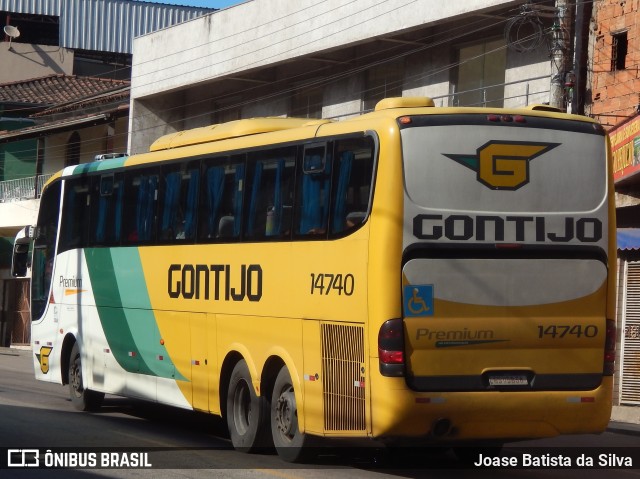 Empresa Gontijo de Transportes 14740 na cidade de Timóteo, Minas Gerais, Brasil, por Joase Batista da Silva. ID da foto: 11873381.