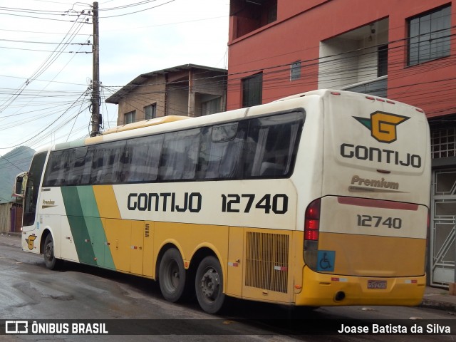 Empresa Gontijo de Transportes 12740 na cidade de Timóteo, Minas Gerais, Brasil, por Joase Batista da Silva. ID da foto: 11873590.