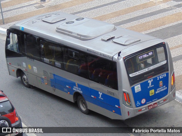 Transcooper > Norte Buss 2 6218 na cidade de São Paulo, São Paulo, Brasil, por Fabrício Portella Matos. ID da foto: 11873156.