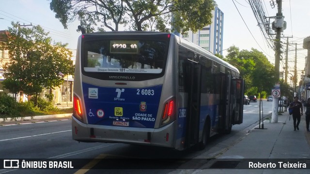 Transcooper > Norte Buss 2 6083 na cidade de São Paulo, São Paulo, Brasil, por Roberto Teixeira. ID da foto: 11873576.