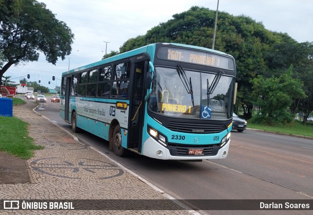 UTB - União Transporte Brasília 2330 na cidade de Guará, Distrito Federal, Brasil, por Darlan Soares. ID da foto: 11872872.