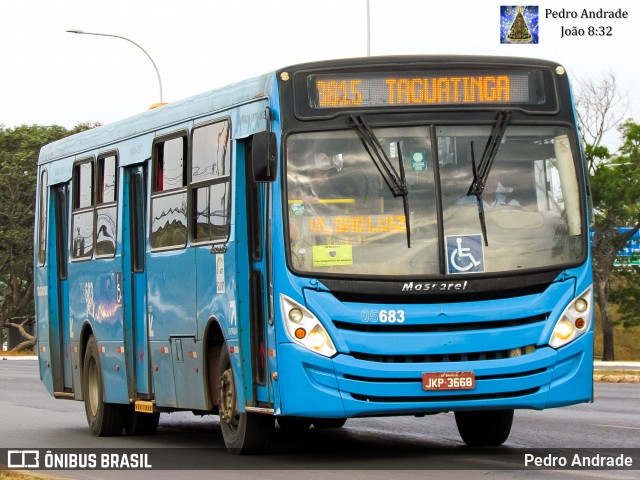 Taguatur - Taguatinga Transporte e Turismo 05683 na cidade de Taguatinga, Distrito Federal, Brasil, por Pedro Andrade. ID da foto: 11873412.