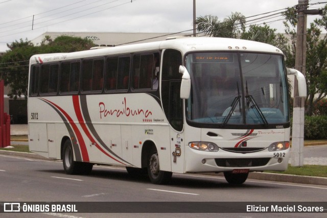 Paraibuna Transportes 5012 na cidade de Juiz de Fora, Minas Gerais, Brasil, por Eliziar Maciel Soares. ID da foto: 11874490.