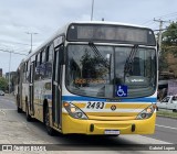 Restinga Transportes Coletivos 2493 na cidade de Porto Alegre, Rio Grande do Sul, Brasil, por Gabriel Lopes. ID da foto: :id.