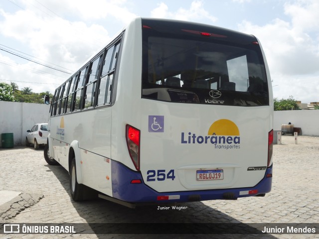 Litorânea Transportes 254 na cidade de Nísia Floresta, Rio Grande do Norte, Brasil, por Junior Mendes. ID da foto: 11876211.