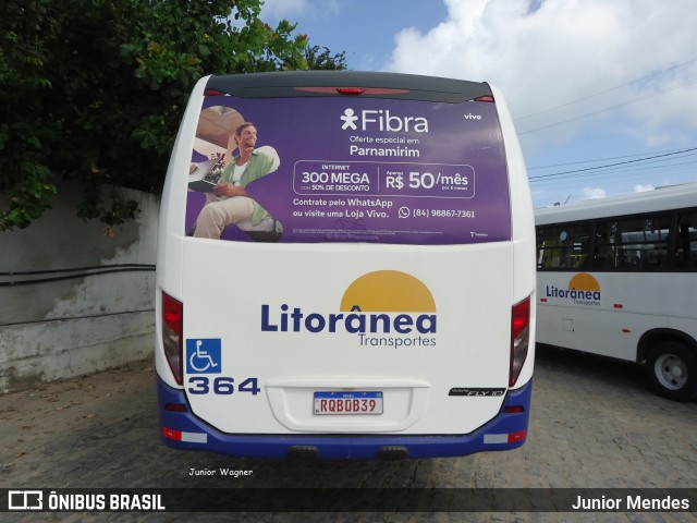 Litorânea Transportes 364 na cidade de Nísia Floresta, Rio Grande do Norte, Brasil, por Junior Mendes. ID da foto: 11876209.
