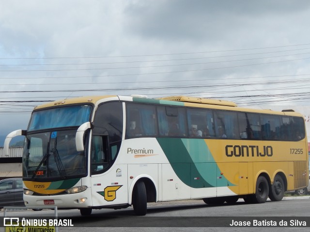 Empresa Gontijo de Transportes 17255 na cidade de Coronel Fabriciano, Minas Gerais, Brasil, por Joase Batista da Silva. ID da foto: 11875995.