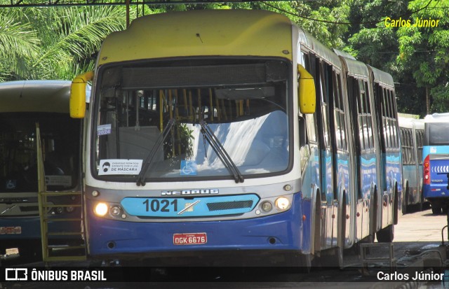 Metrobus 1021 na cidade de Goiânia, Goiás, Brasil, por Carlos Júnior. ID da foto: 11876847.
