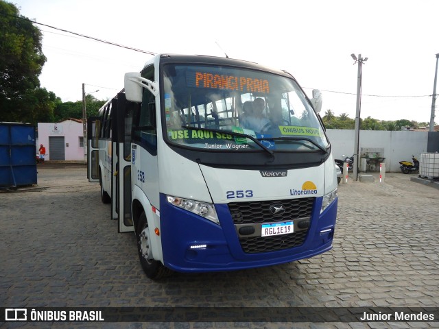 Litorânea Transportes 253 na cidade de Nísia Floresta, Rio Grande do Norte, Brasil, por Junior Mendes. ID da foto: 11876190.
