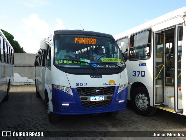 Litorânea Transportes 253 na cidade de Nísia Floresta, Rio Grande do Norte, Brasil, por Junior Mendes. ID da foto: 11876153.