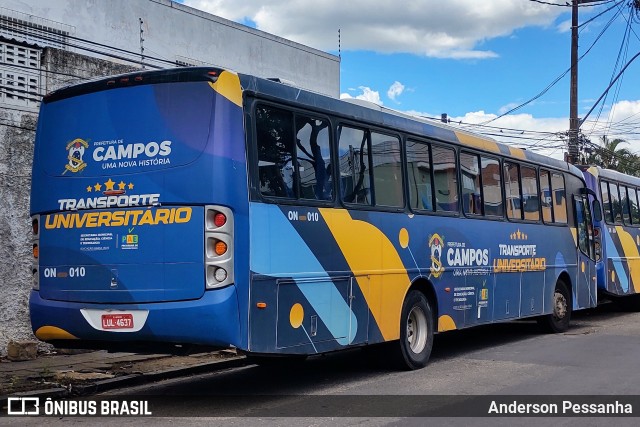 Ouro Negro Transportes e Turismo ON-010 na cidade de Campos dos Goytacazes, Rio de Janeiro, Brasil, por Anderson Pessanha. ID da foto: 11874589.