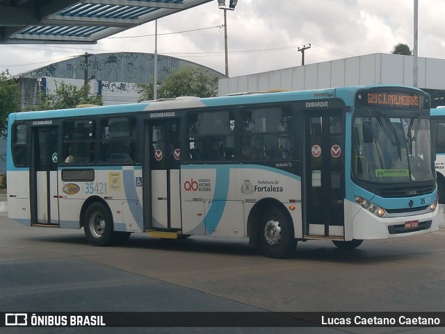 Rota Sol > Vega Transporte Urbano 35421 na cidade de Fortaleza, Ceará, Brasil, por Lucas Caetano Caetano. ID da foto: 11875281.