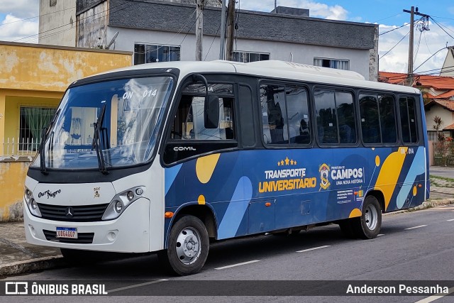 Ouro Negro Transportes e Turismo ON-014 na cidade de Campos dos Goytacazes, Rio de Janeiro, Brasil, por Anderson Pessanha. ID da foto: 11874583.