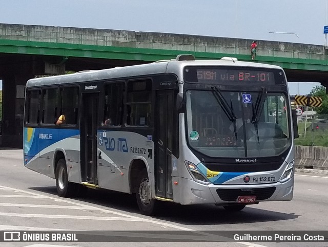 Rio Ita RJ 152.672 na cidade de Niterói, Rio de Janeiro, Brasil, por Guilherme Pereira Costa. ID da foto: 11880432.