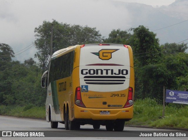 Empresa Gontijo de Transportes 21435 na cidade de Timóteo, Minas Gerais, Brasil, por Joase Batista da Silva. ID da foto: 11879955.