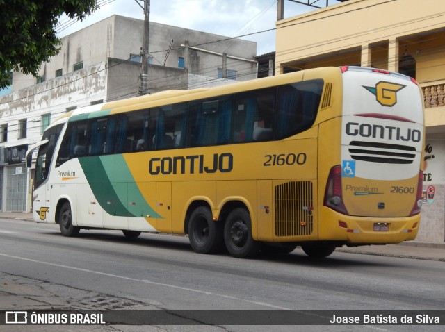 Empresa Gontijo de Transportes 21600 na cidade de Timóteo, Minas Gerais, Brasil, por Joase Batista da Silva. ID da foto: 11879876.