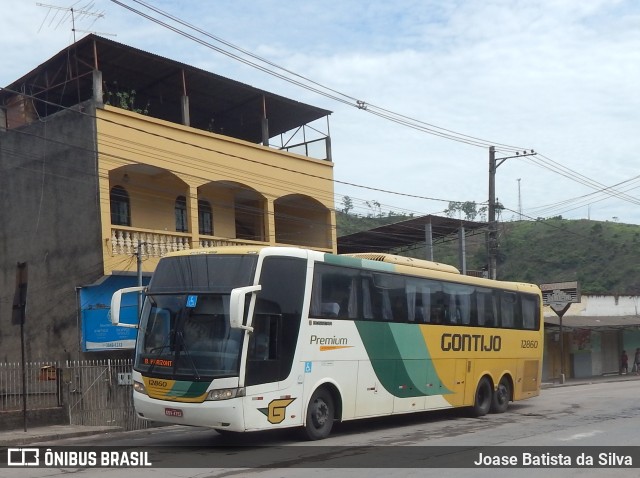 Empresa Gontijo de Transportes 12860 na cidade de Timóteo, Minas Gerais, Brasil, por Joase Batista da Silva. ID da foto: 11879827.