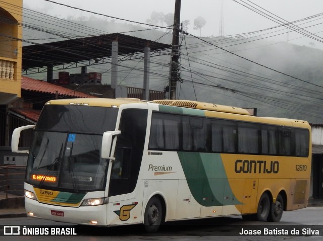 Empresa Gontijo de Transportes 12810 na cidade de Timóteo, Minas Gerais, Brasil, por Joase Batista da Silva. ID da foto: 11879645.