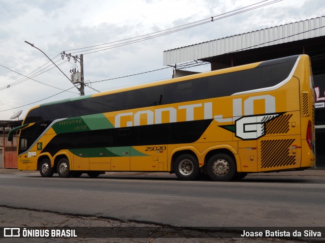 Empresa Gontijo de Transportes 25020 na cidade de Timóteo, Minas Gerais, Brasil, por Joase Batista da Silva. ID da foto: 11880012.