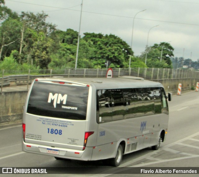 MM Transportes 1808 na cidade de Mairinque, São Paulo, Brasil, por Flavio Alberto Fernandes. ID da foto: 11879287.