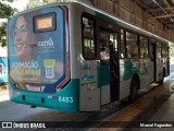 Autotrans Transportes Urbanos e Rodoviários 8483 na cidade de Uberlândia, Minas Gerais, Brasil, por Marcel Fagundes. ID da foto: :id.