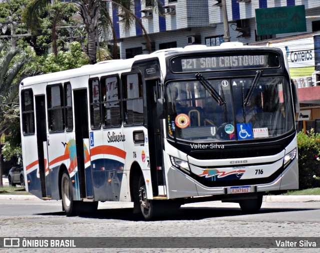 Auto Viação Salineira 716 na cidade de Cabo Frio, Rio de Janeiro, Brasil, por Valter Silva. ID da foto: 11881557.