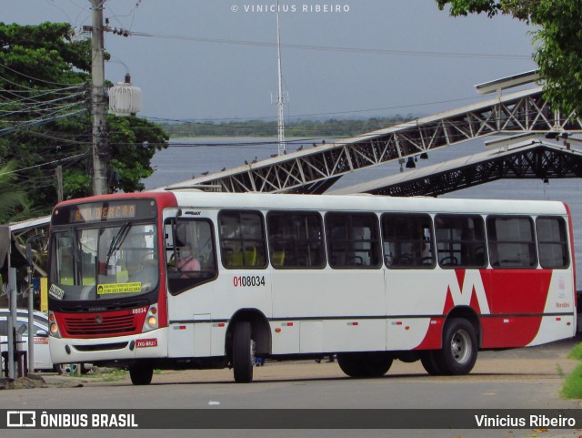Rondônia Transportes 0108034 na cidade de Manaus, Amazonas, Brasil, por Vinicius Ribeiro. ID da foto: 11881115.
