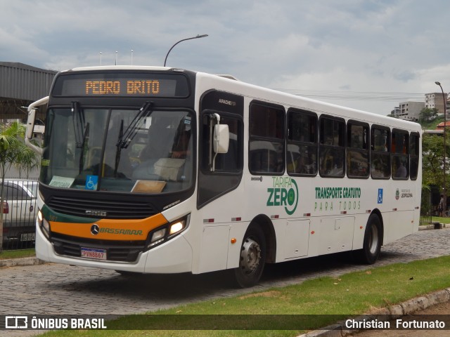 Viação Bassamar 161 na cidade de Leopoldina, Minas Gerais, Brasil, por Christian  Fortunato. ID da foto: 11883163.