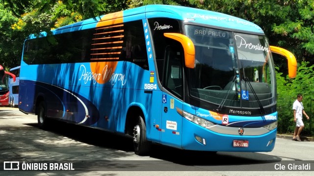 Empresa de Ônibus Pássaro Marron 5984 na cidade de São Paulo, São Paulo, Brasil, por Cle Giraldi. ID da foto: 11880912.