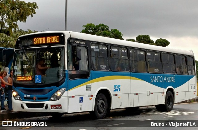 Viação Vaz 02 612 na cidade de Santo André, São Paulo, Brasil, por Bruno - ViajanteFLA. ID da foto: 11882576.