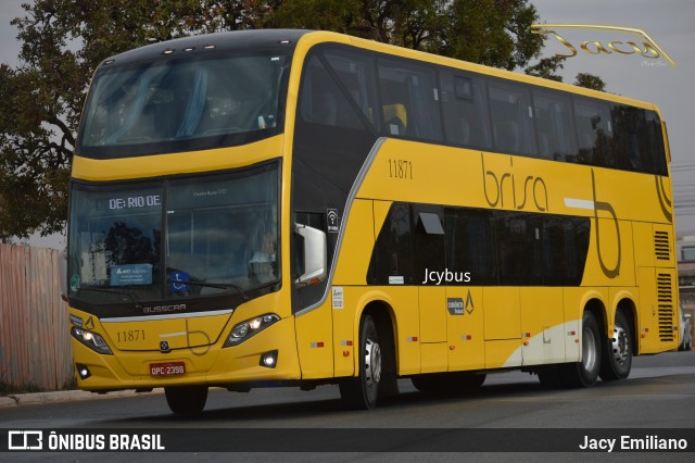 Brisa Ônibus 11871 na cidade de Brasília, Distrito Federal, Brasil, por Jacy Emiliano. ID da foto: 11882295.