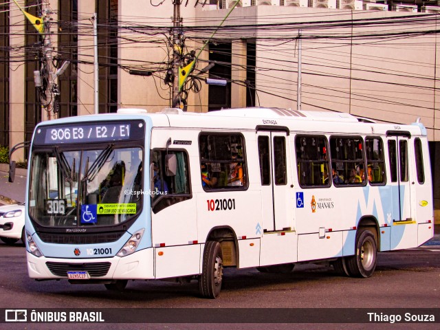 Vega Manaus Transporte 1021001 na cidade de Manaus, Amazonas, Brasil, por Thiago Souza. ID da foto: 11880590.