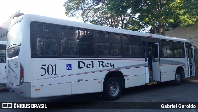 Del Rey Transportes 501 na cidade de Carapicuíba, São Paulo, Brasil, por Gabriel Geroldo. ID da foto: 11880991.