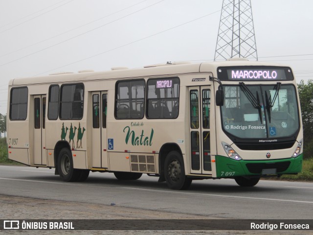 Transportes Cidade do Natal 7 097 na cidade de Messias, Alagoas, Brasil, por Rodrigo Fonseca. ID da foto: 11882905.