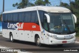 Unesul de Transportes 5216 na cidade de Tramandaí, Rio Grande do Sul, Brasil, por Andreo Bernardo. ID da foto: :id.