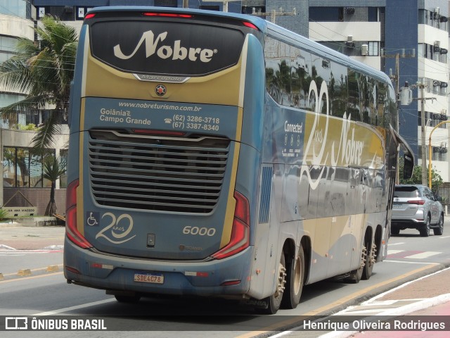 Nobre Transporte Turismo 6000 na cidade de Maceió, Alagoas, Brasil, por Henrique Oliveira Rodrigues. ID da foto: 11835576.